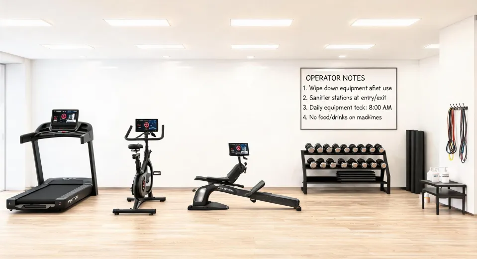 Peloton commercial article visual